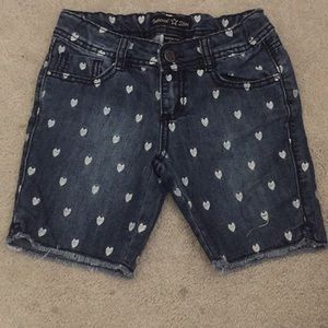 Shorts with white stars